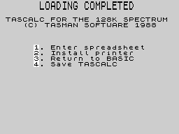Loading screen