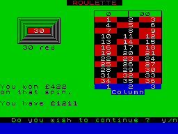 Running screen