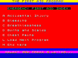 Running screen