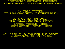 Opening screen