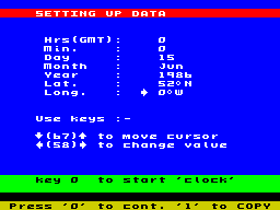 Running screen