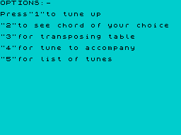 Opening screen