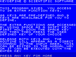 Opening screen