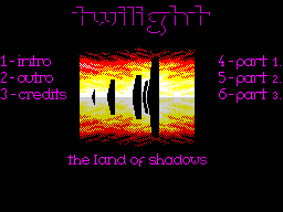 Opening screen