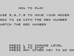Opening screen
