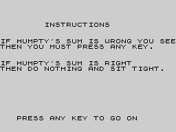 Opening screen