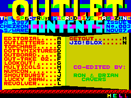 Opening screen