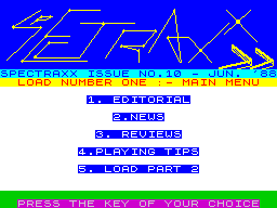 Running screen