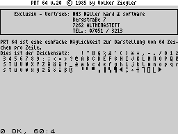Running screen