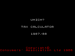 Opening screen