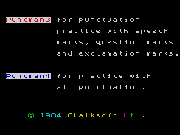 Opening screen