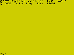 Running screen