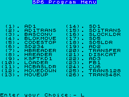 Running screen