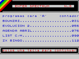 Running screen