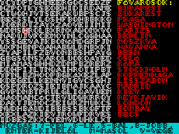 Running screen