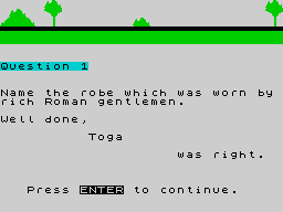 Running screen