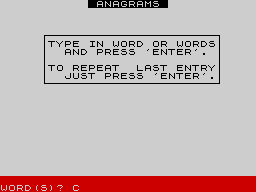 Running screen