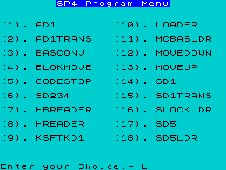 Running screen