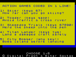 Opening screen