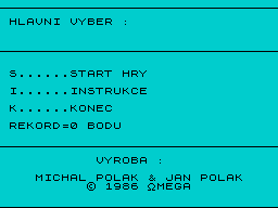 Opening screen