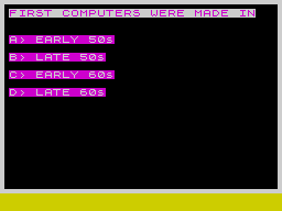 Running screen