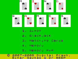 Opening screen