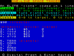 Opening screen
