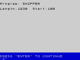 Running screen