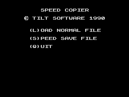 Opening screen