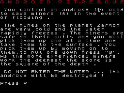 Running screen
