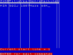 Running screen