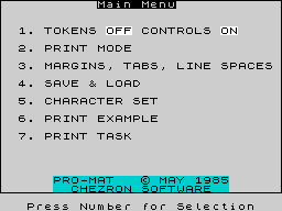 Running screen