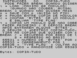 Running screen