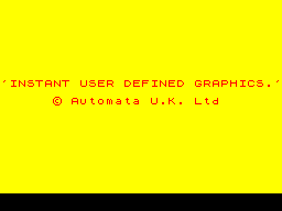 Opening screen