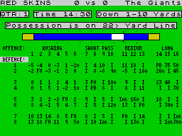 Running screen