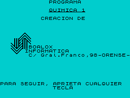 Opening screen