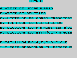 Opening screen