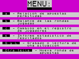 Running screen