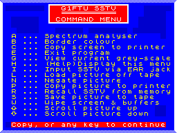 Opening screen