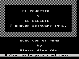 Opening screen