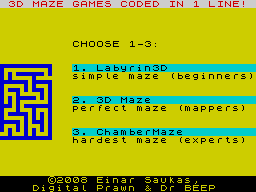 Opening screen