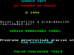 Opening screen