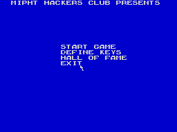 Opening screen