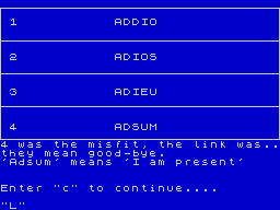 Running screen