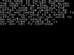 Opening screen