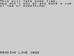 Running screen
