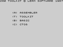 Opening screen