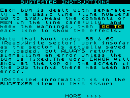 Running screen