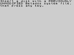 Running screen