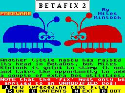 Opening screen